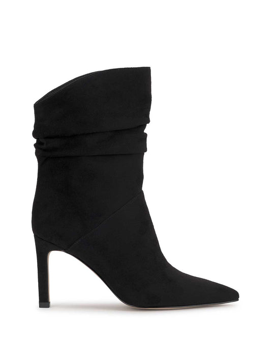 Jessica Simpson Elisti Scrunch Bootie in Black Suede