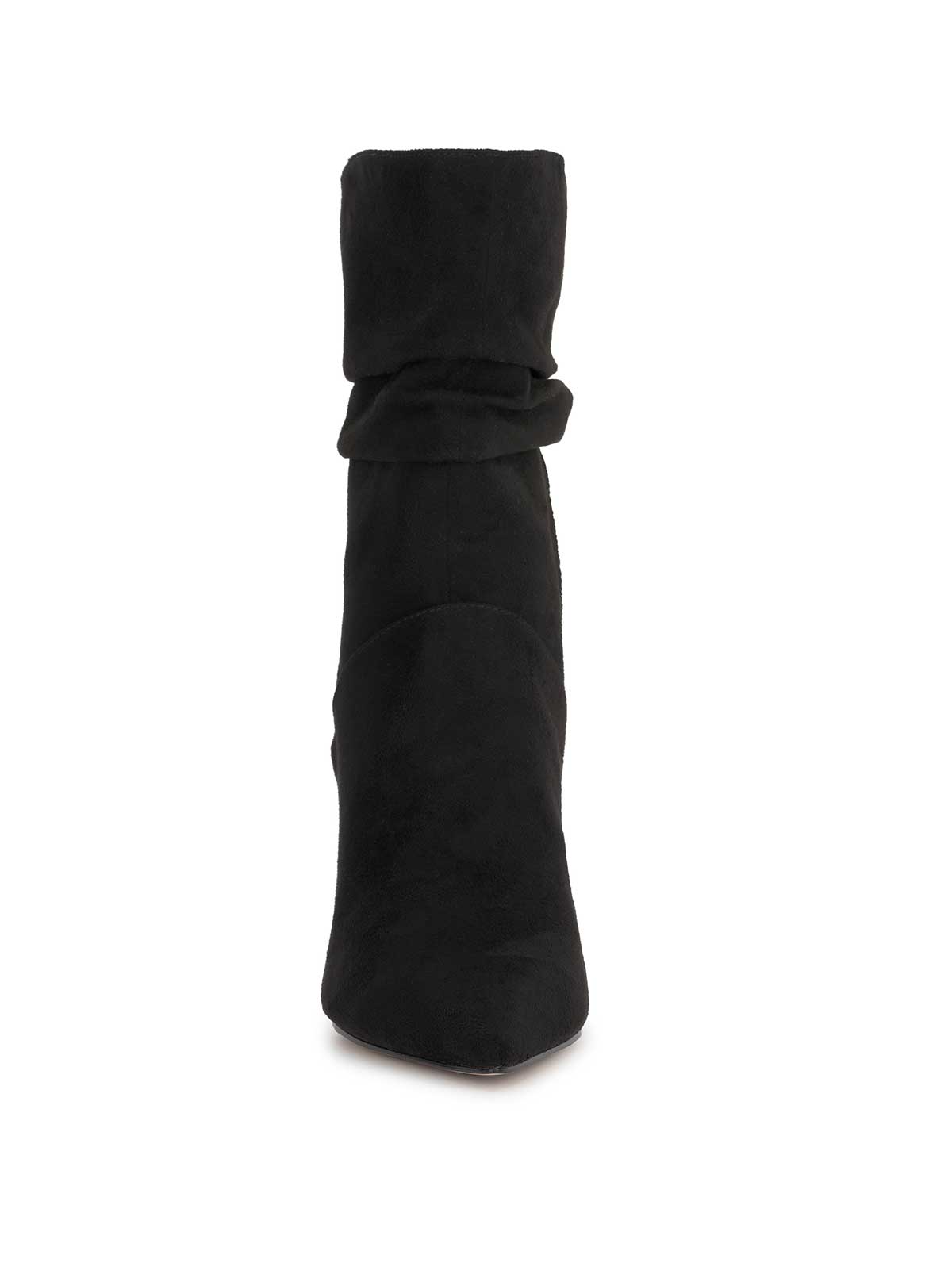 Jessica Simpson Elisti Scrunch Bootie in Black Suede