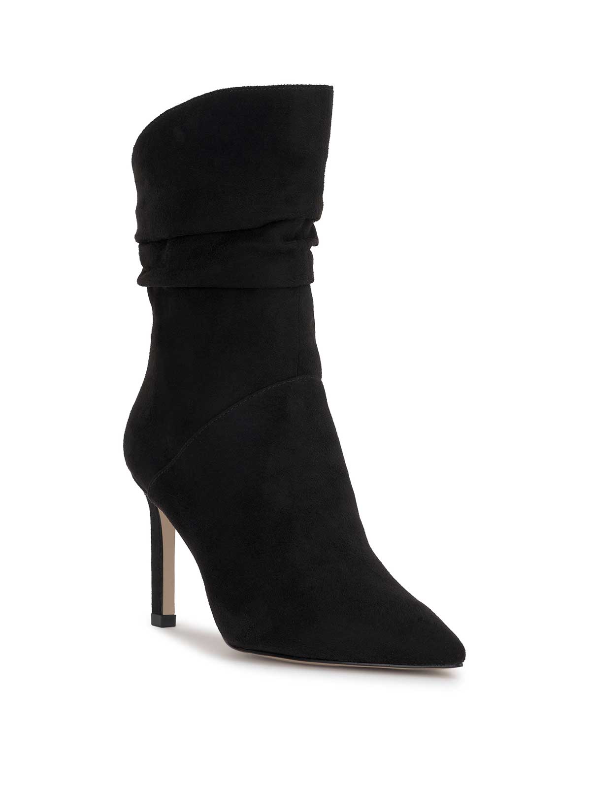 Jessica Simpson Elisti Scrunch Bootie in Black Suede