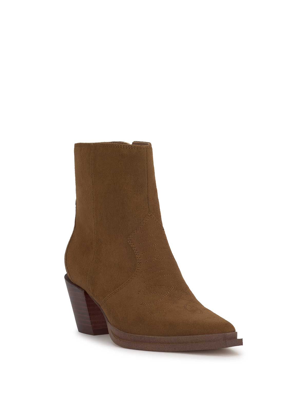 Jessica Simpson Helvona Western Bootie in Safari Brown
