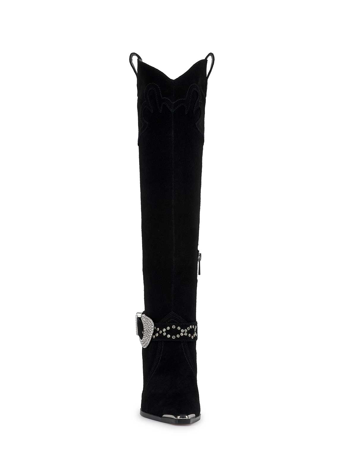 Jessica Simpson Kenzin Tall Boot in Black Suede
