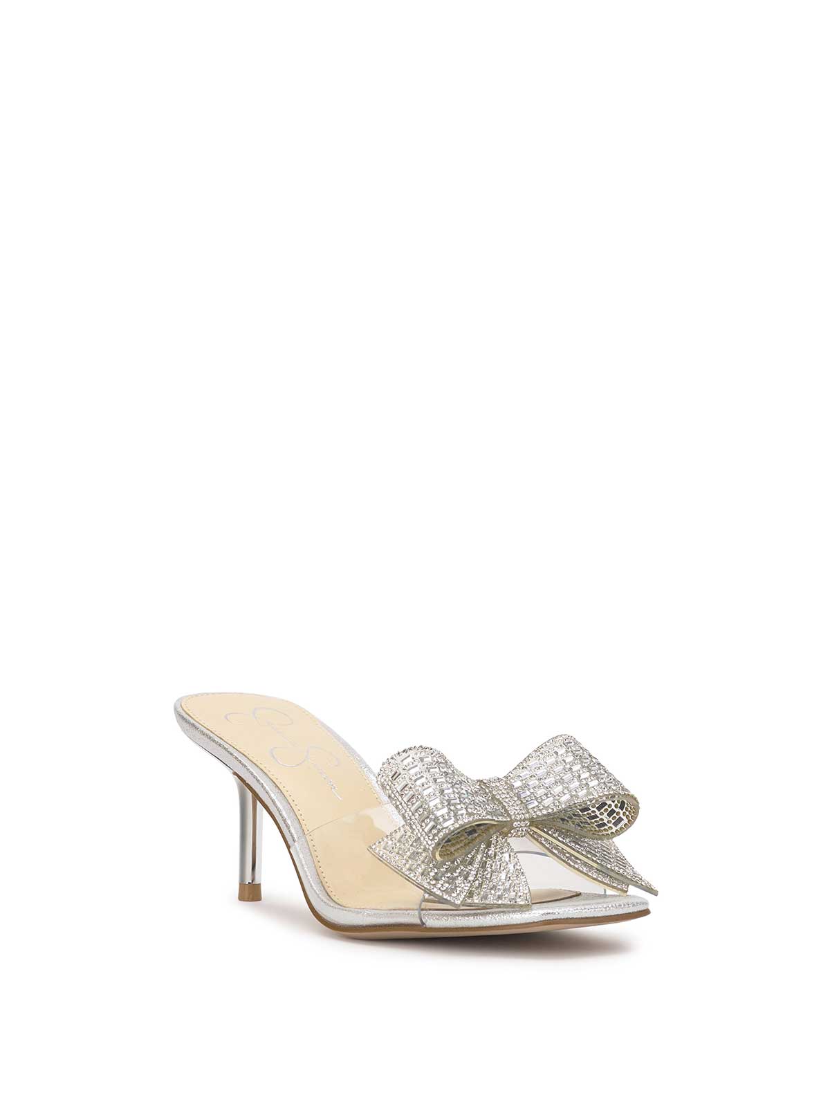 Jessica Simpson Celisha High Heel in Clear Embellished