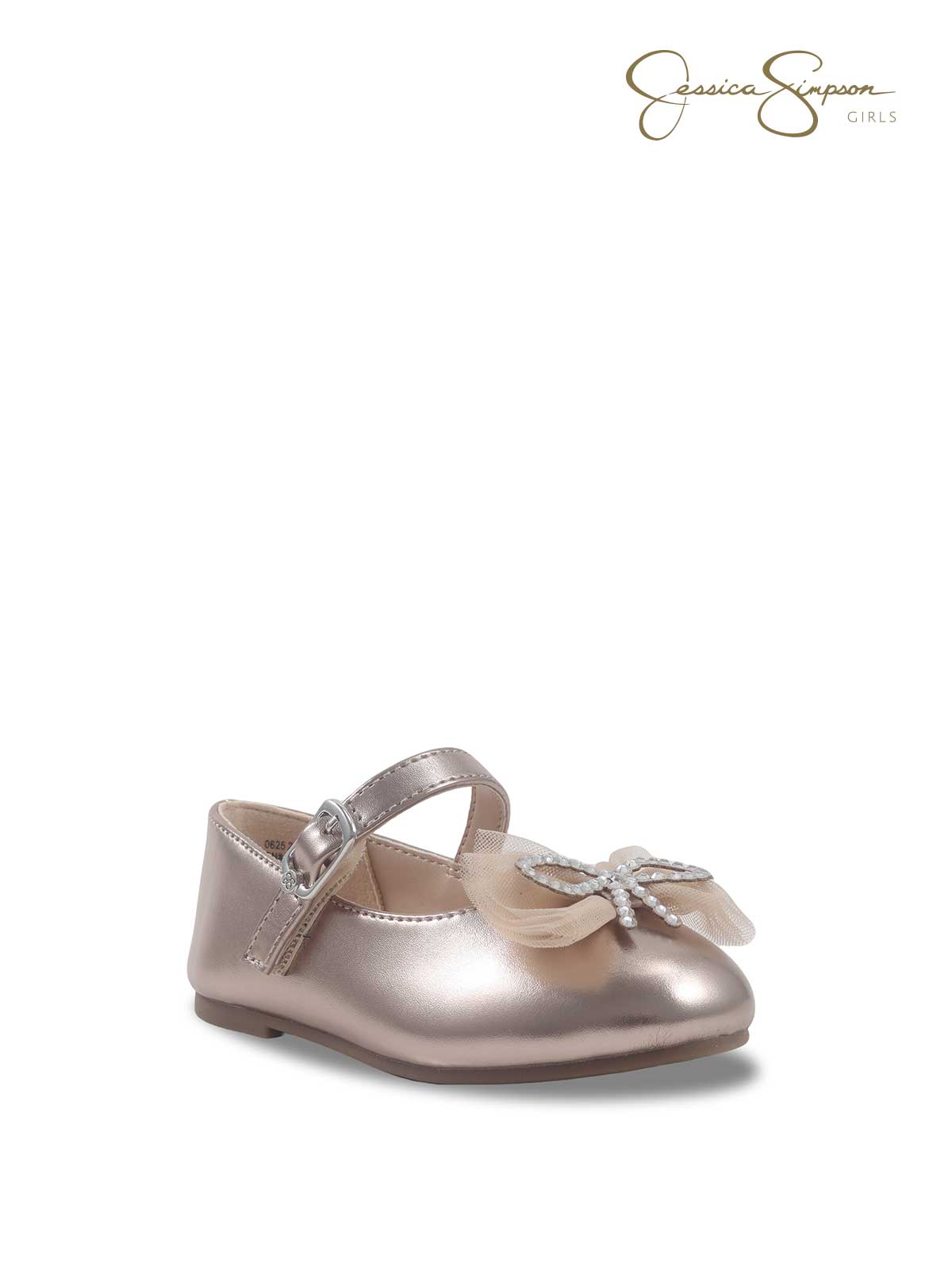 Jessica Simpson Toddler Amy Bow Ballet Flat in Champagne