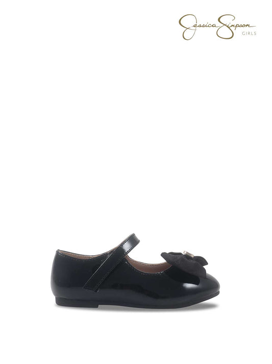 Jessica Simpson Girls Amy Big Bow Mary Jane in Black
