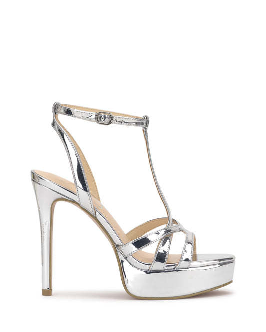 Jessica Simpson Sippete Platform Sandal in Silver