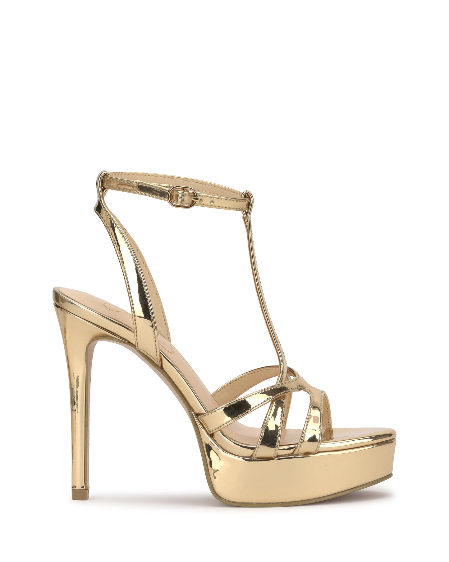 Jessica Simpson Sippete Platform Sandal in Gold