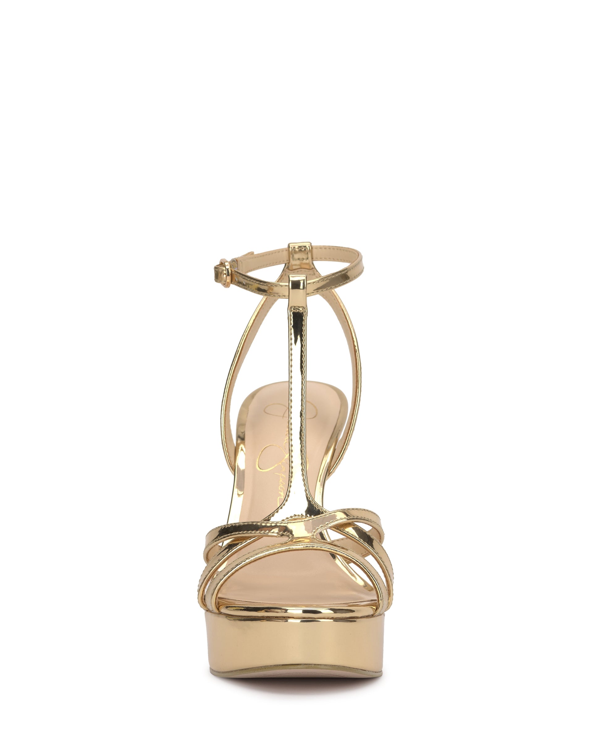 Jessica Simpson Sippete Platform Sandal in Gold