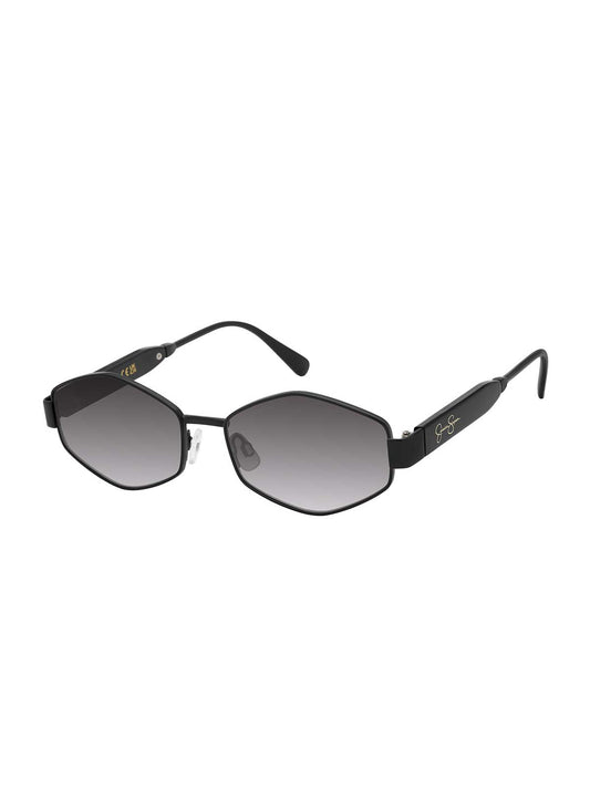 Jessica Simpson Hex Frame Sunglasses in Black