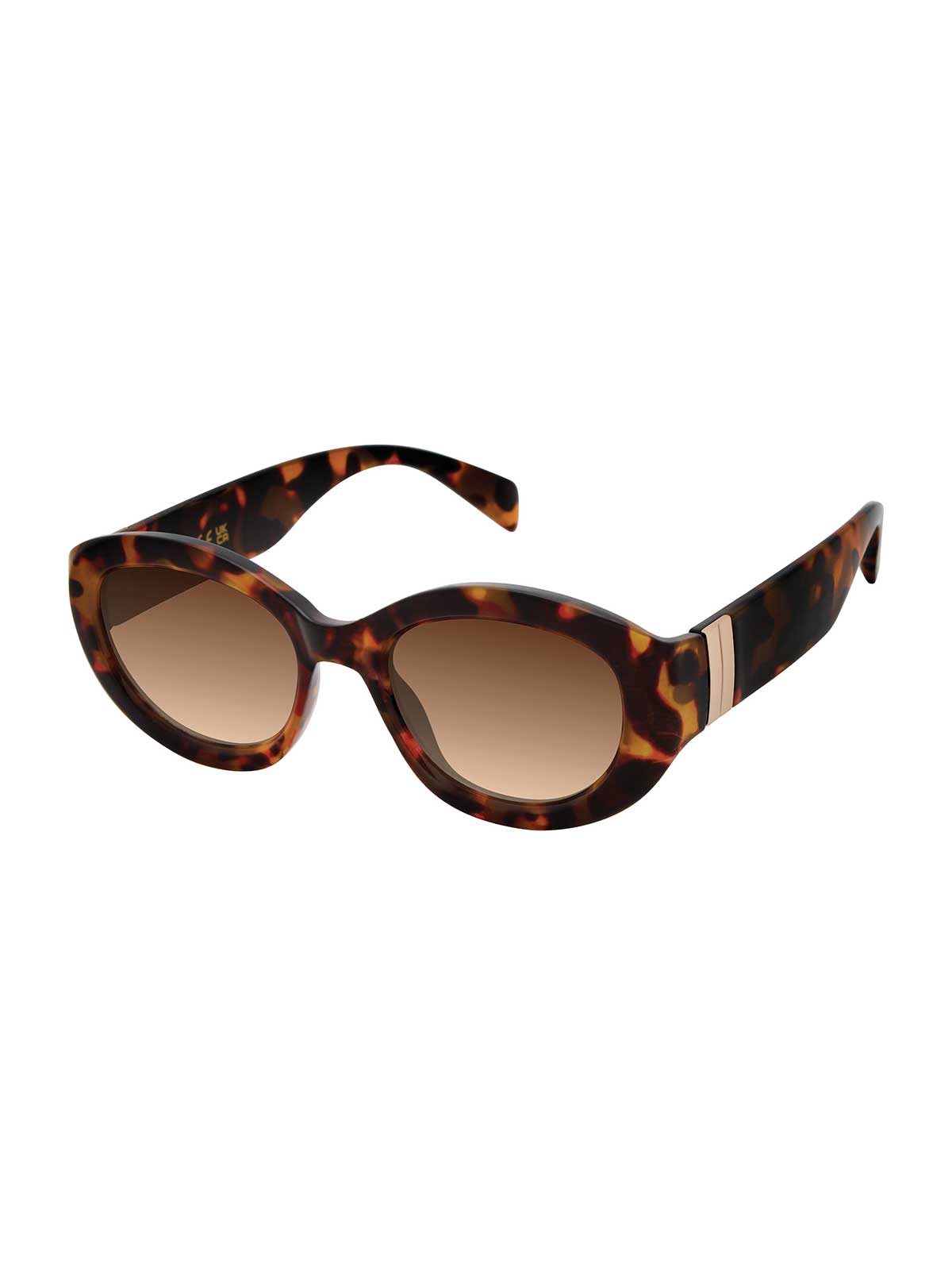 Jessica Simpson Midnight Muse Oval Sunglasses in Tortoise