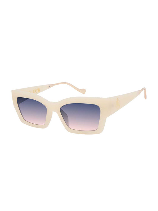 Jessica Simpson Modern Cat Eye Sunglasses in Ivory