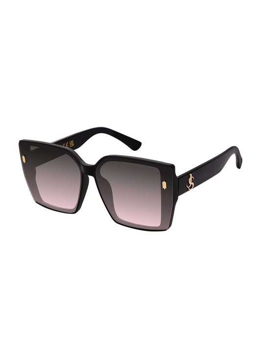 Jessica Simpson Runway-Ready Square Sunglasses in Black