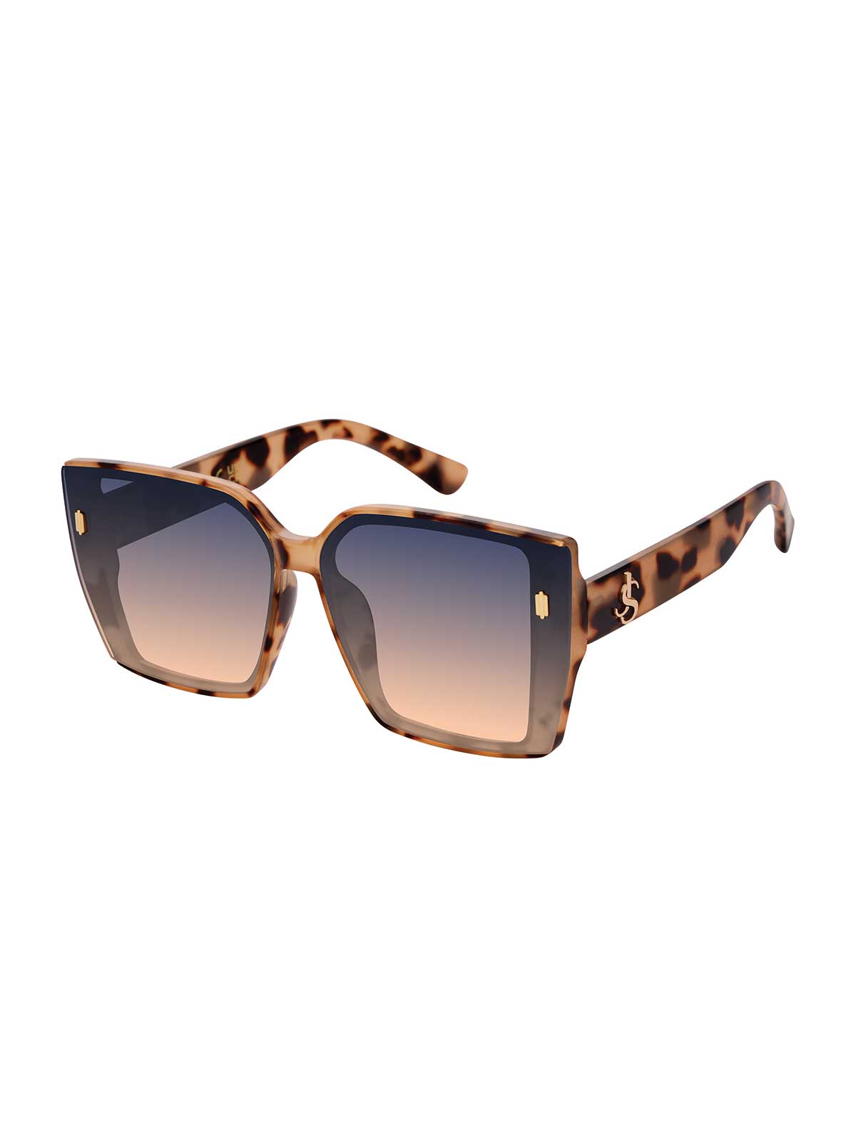 Jessica Simpson Runway-Ready Square Sunglasses in Oatmeal