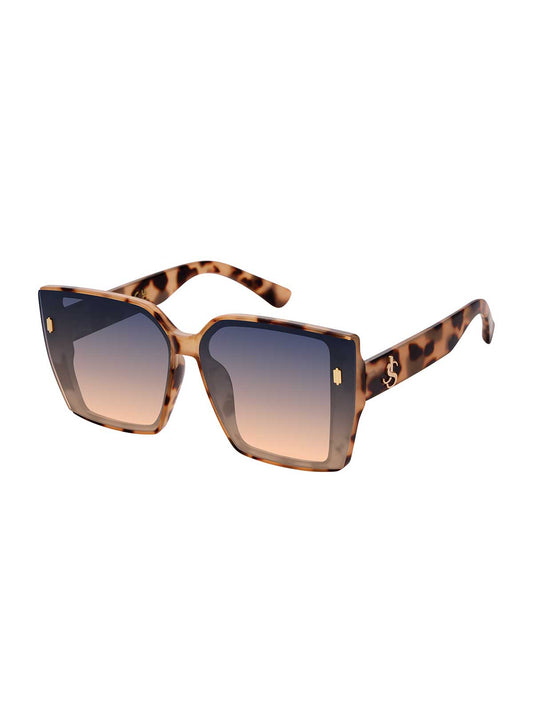 Jessica Simpson Runway-Ready Square Sunglasses in Oatmeal