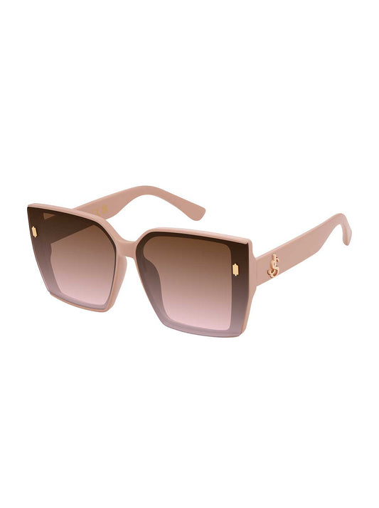 Jessica Simpson Runway-Ready Square Sunglasses in Rose