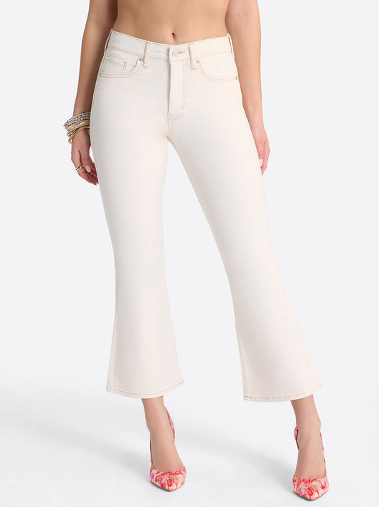 Jessica Simpson Charmed Ankle Flare in Ecru