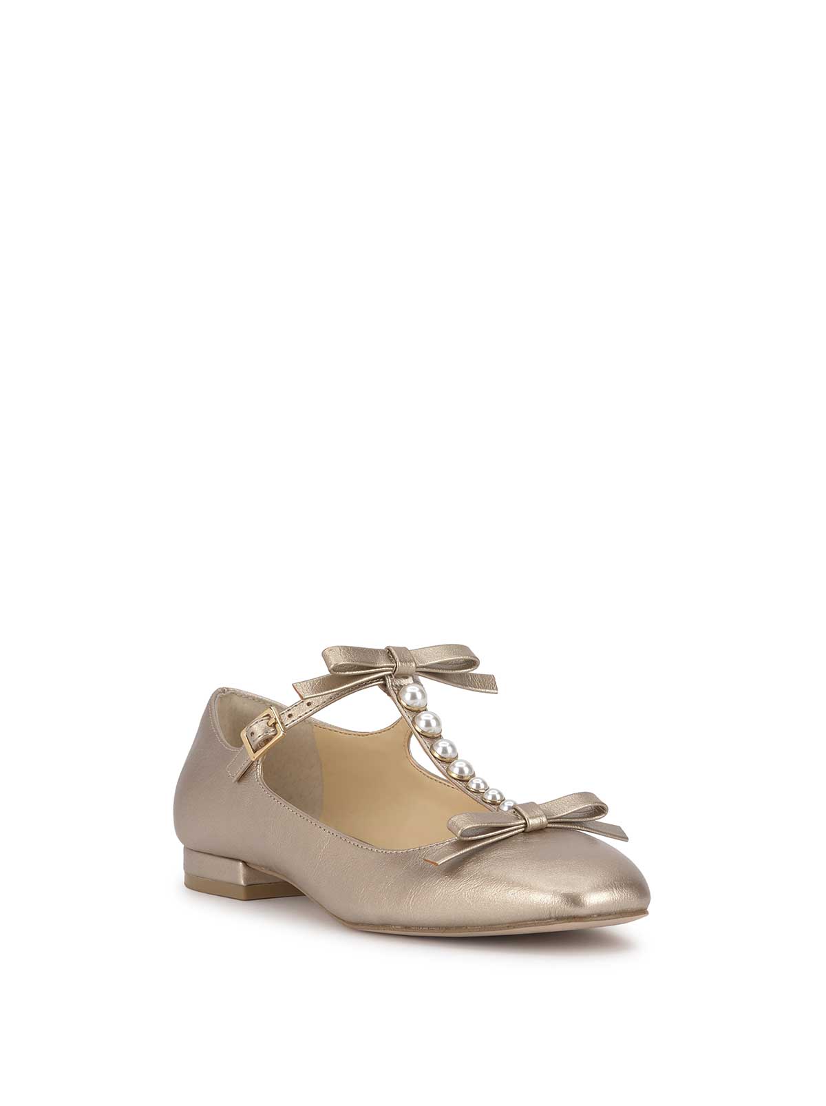Jessica Simpson Jolliya Ballet Flat in Gold