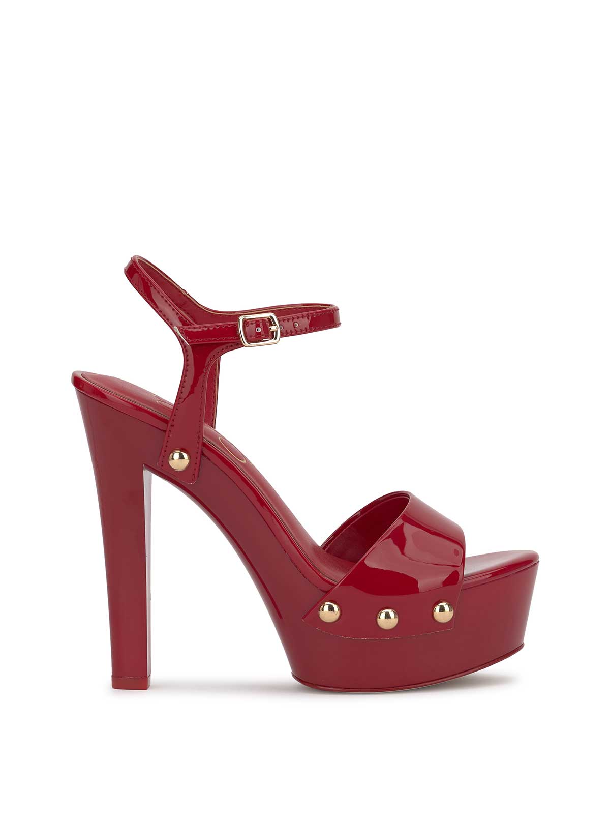 Jessica Simpson Calenta Studded Platform in Red Muse