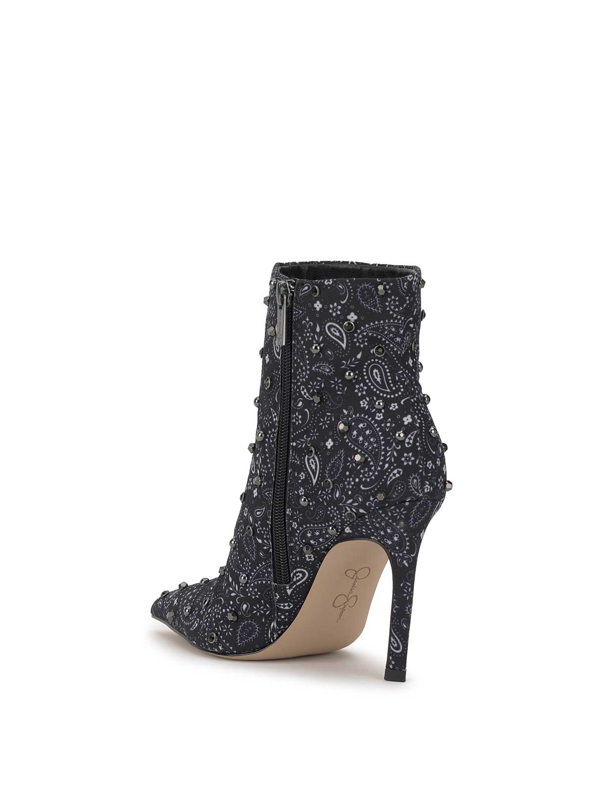 Jessica Simpson Wilonix Pointed Toe Bootie in Midnight Bandana
