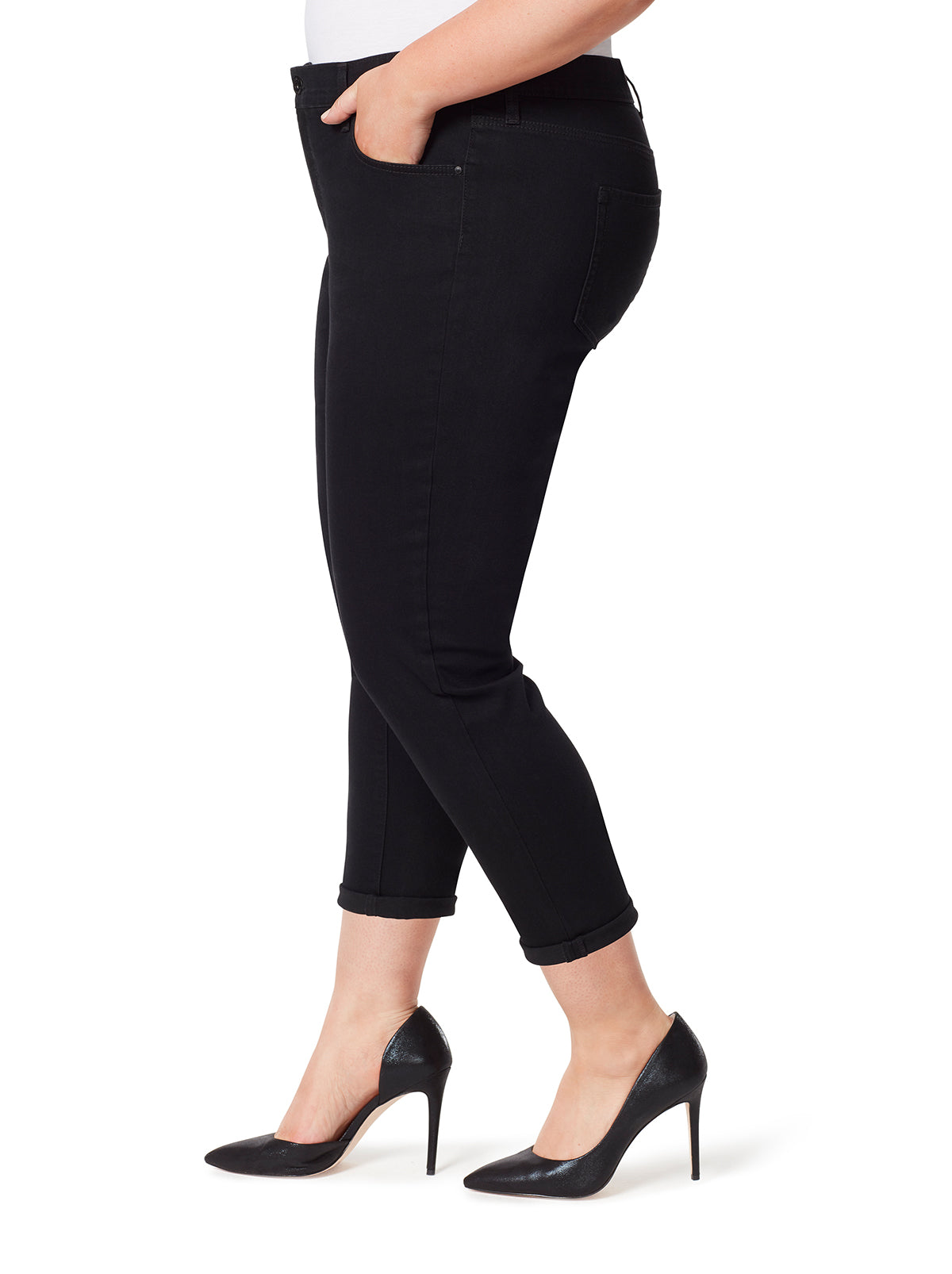 Jessica Simpson Mika Best Friend Slouchy Skinny Jeans in Black
