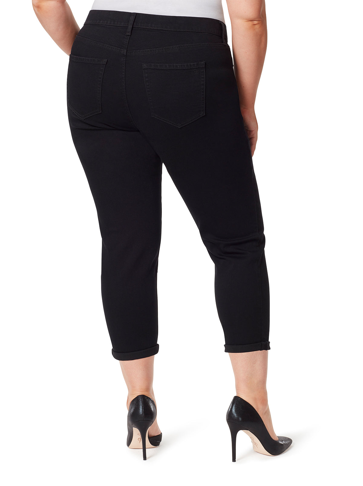 Jessica Simpson Mika Best Friend Slouchy Skinny Jeans in Black