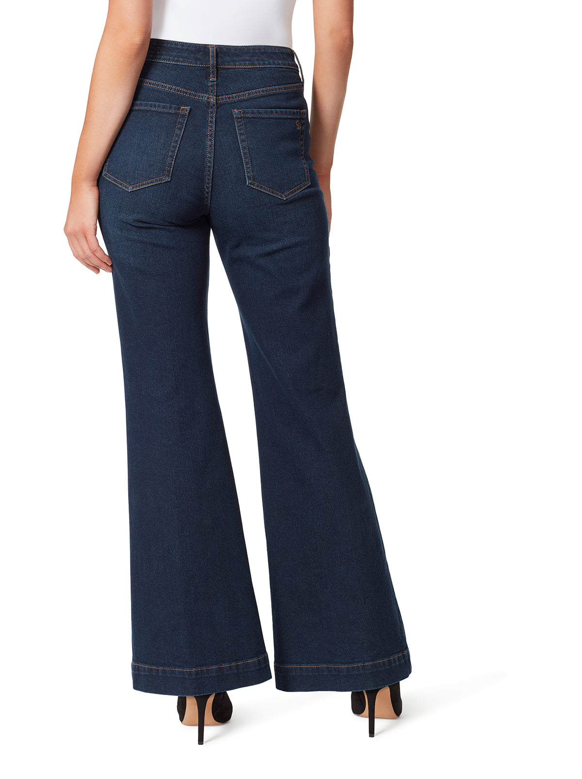 Jessica Simpson True Love Wide Leg Trouser Jeans in Ditto