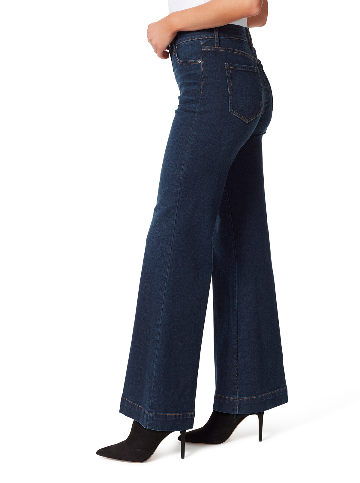 Jessica Simpson True Love Wide Leg Trouser Jeans in Ditto