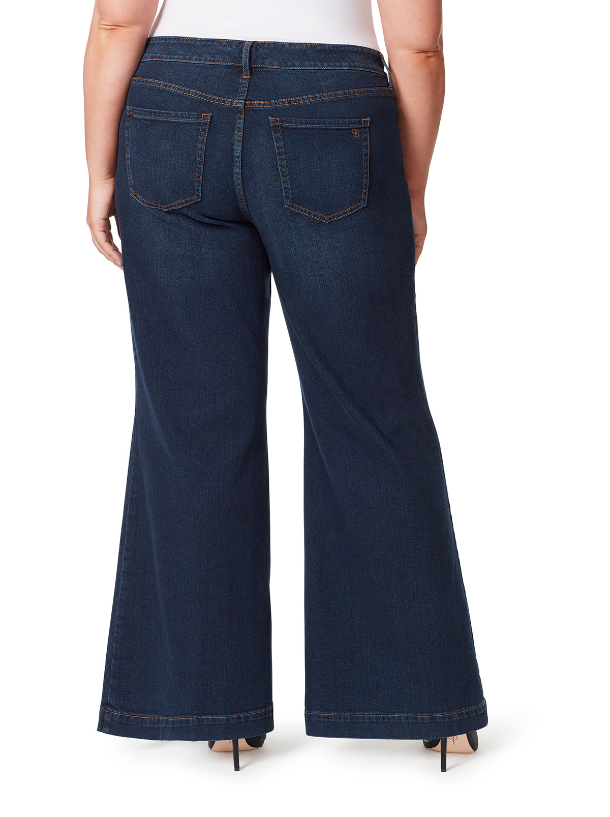 Jessica Simpson True Love Wide Leg Trouser Jeans in Ditto