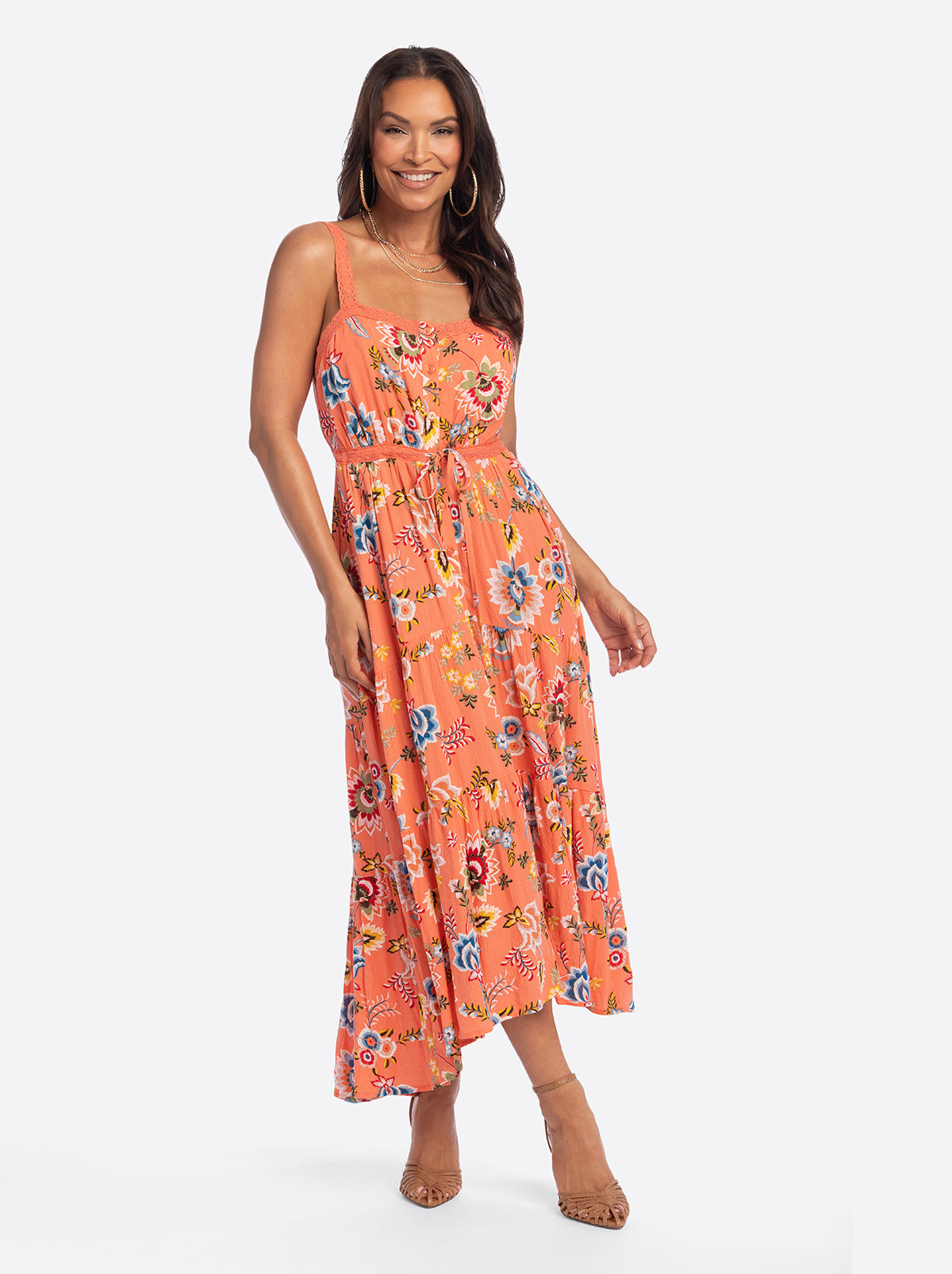 Jessica Simpson JS Jessica Simpson Sarita Maxi Dress in Emberglow Bohemian