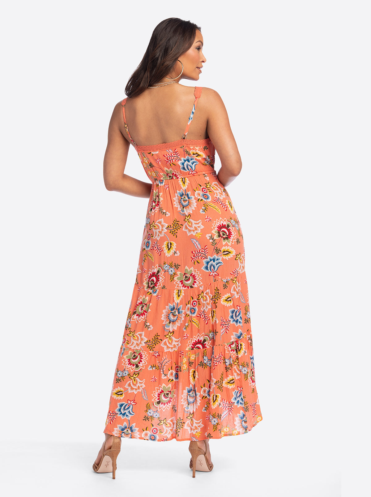 Jessica Simpson JS Jessica Simpson Sarita Maxi Dress in Emberglow Bohemian