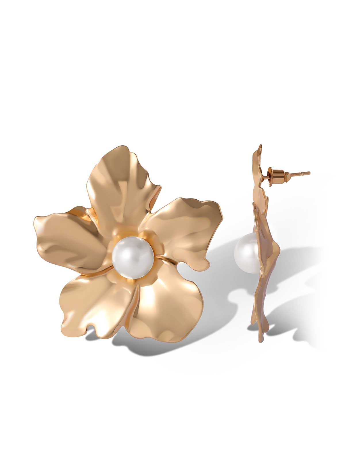 Jessica Simpson Floral Stud Earrings