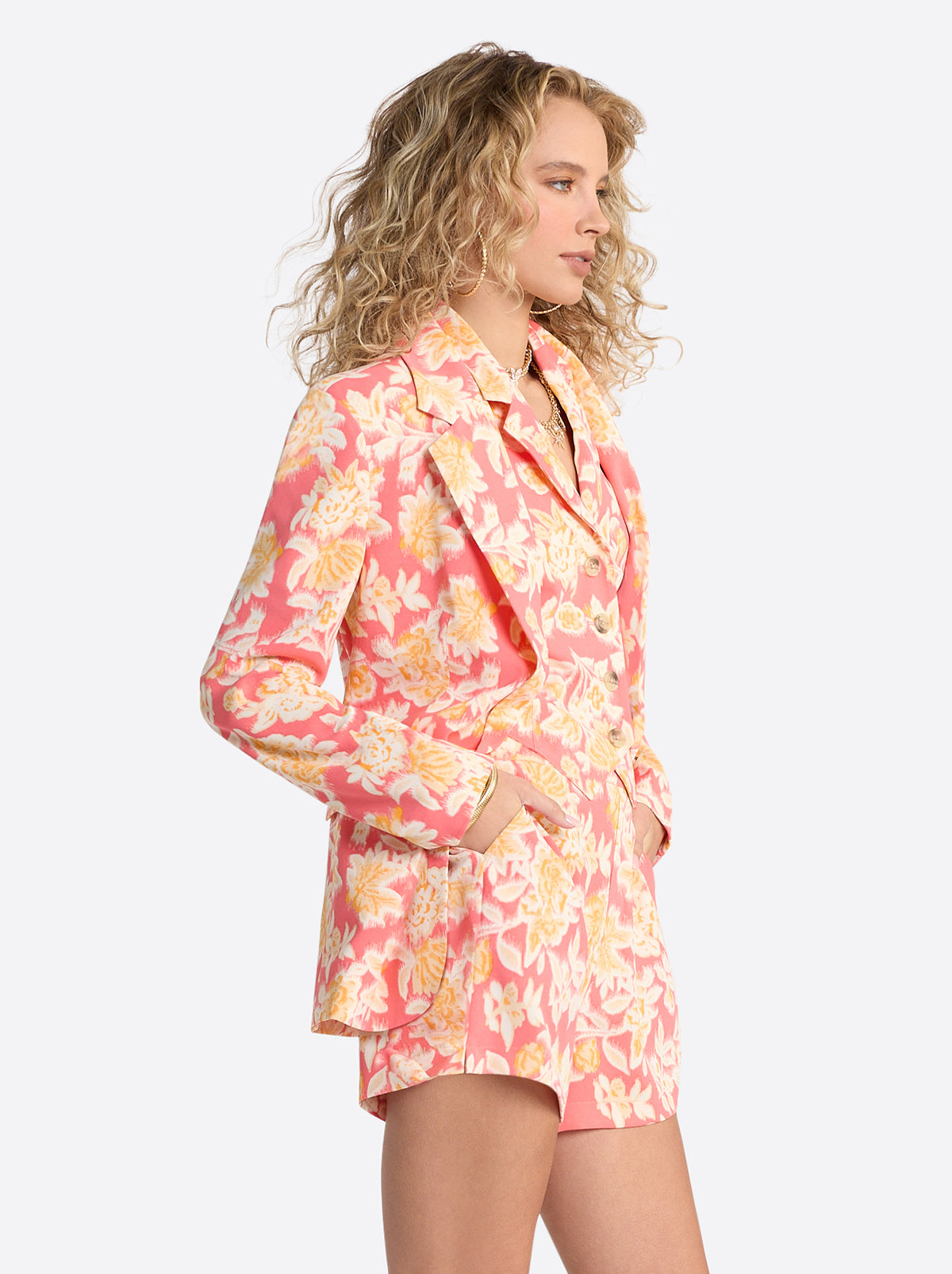 Jessica Simpson Kailani Blazer in Dubarry Prairie Clusters