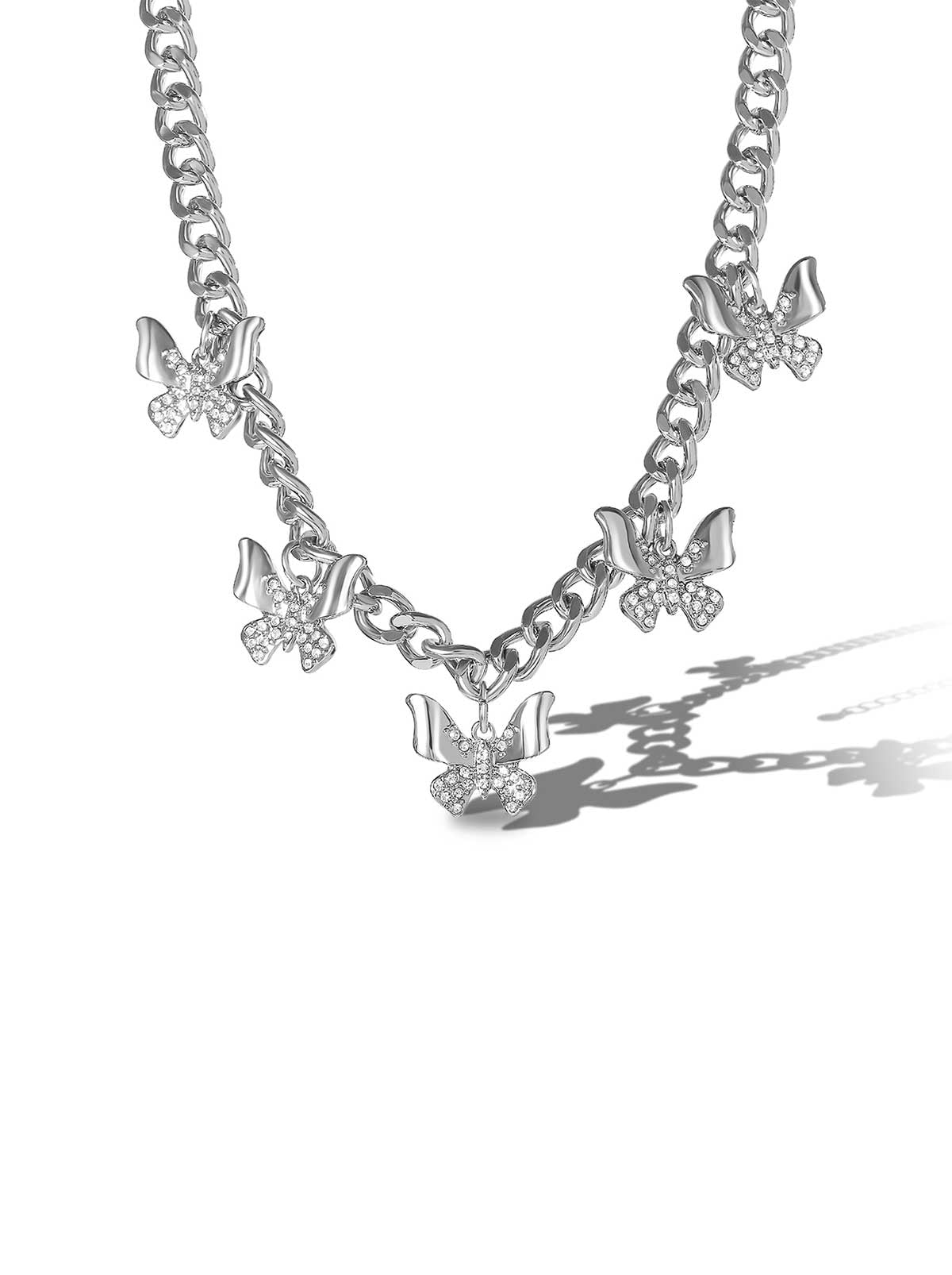 Jessica Simpson Butterfly Charm Necklace