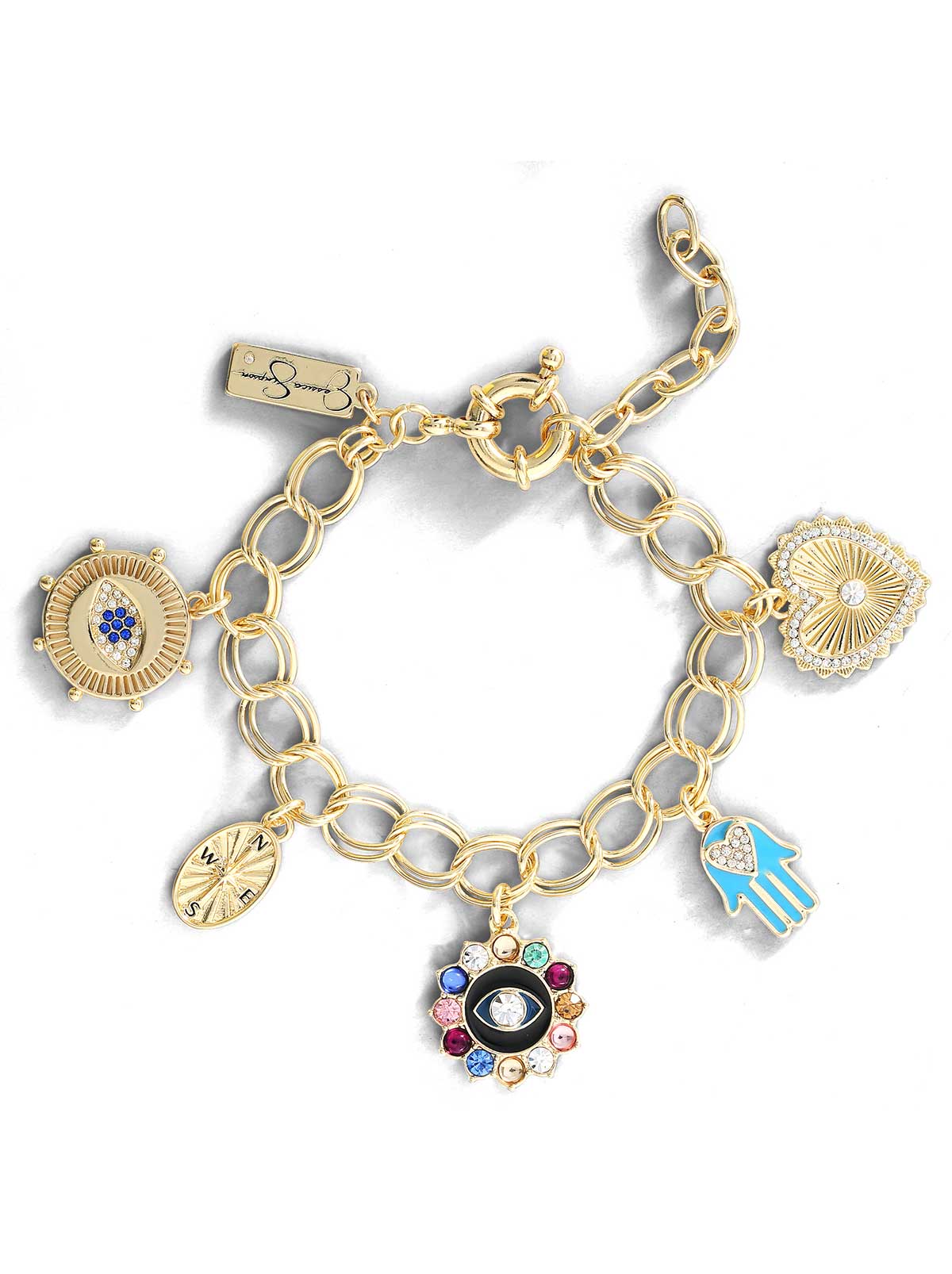 Jessica Simpson Evil Eye Charm Bracelet