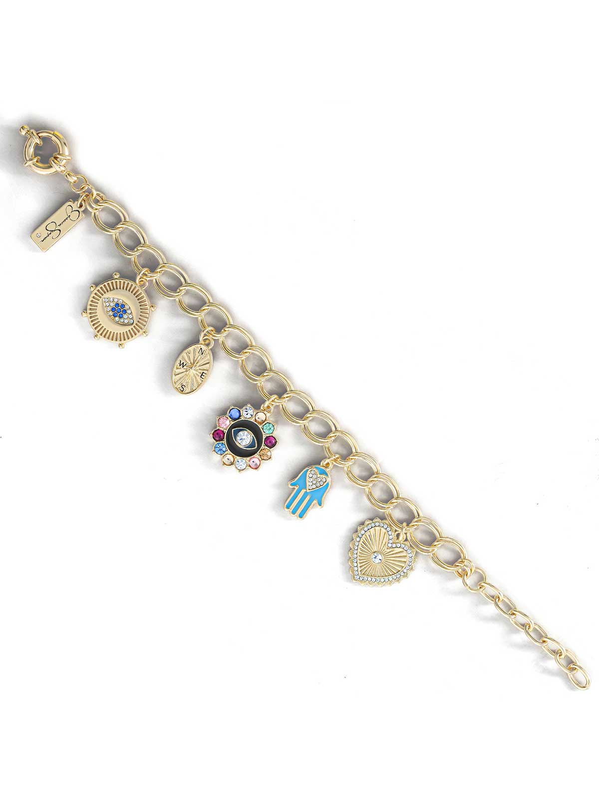 Jessica Simpson Evil Eye Charm Bracelet