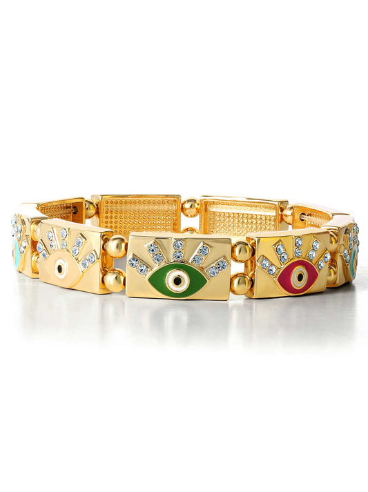 Jessica Simpson Evil Eye Stretch Bracelet
