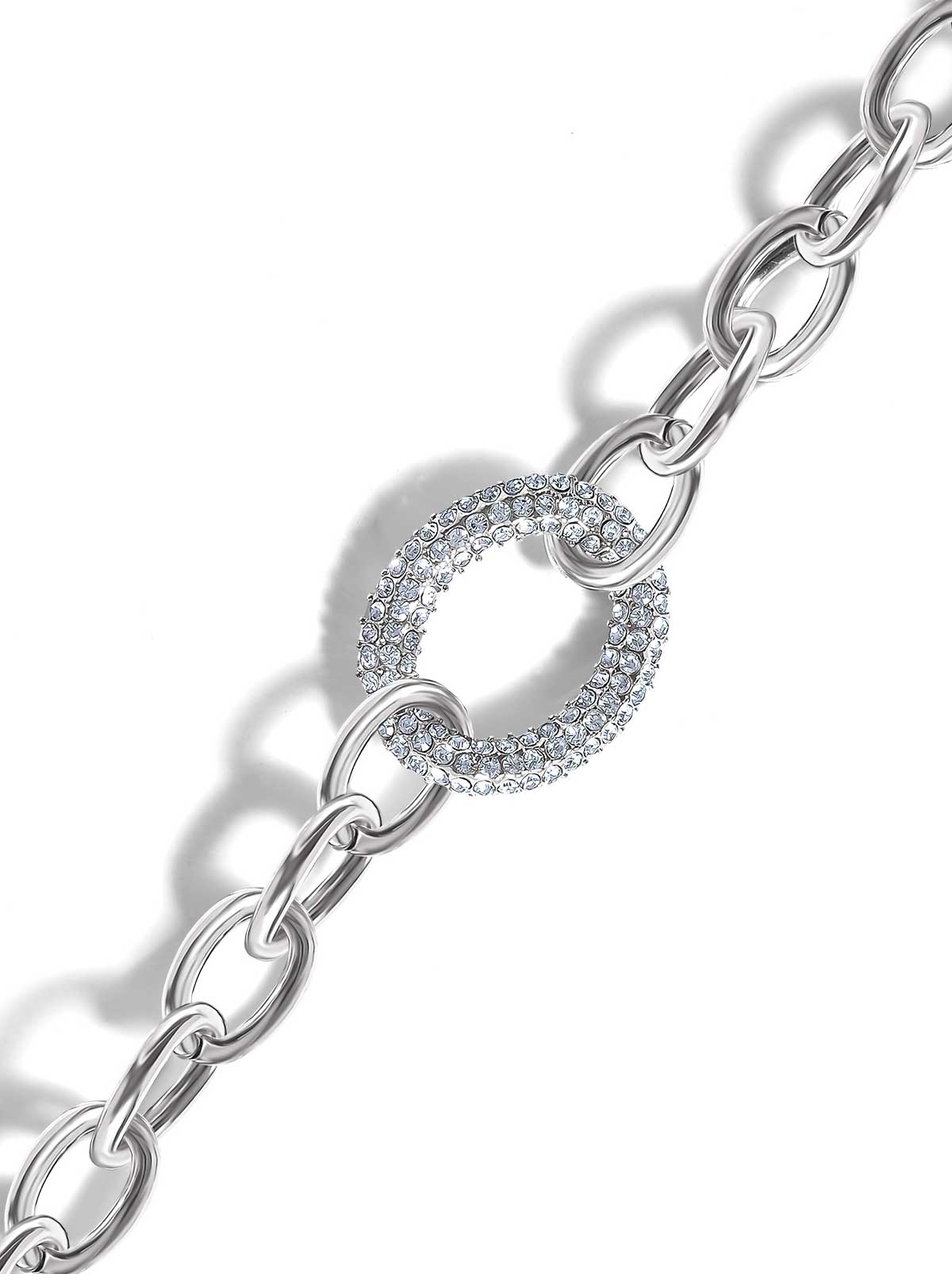 Jessica Simpson Bold Silver Link Bracelet