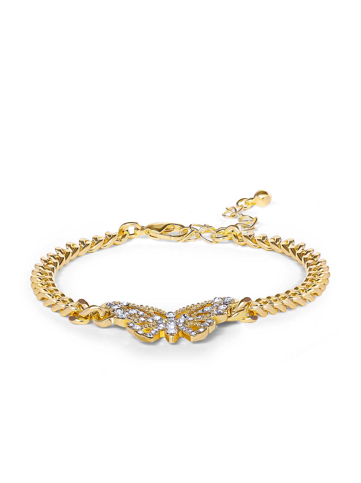 Jessica Simpson Butterfly Charm Bracelet