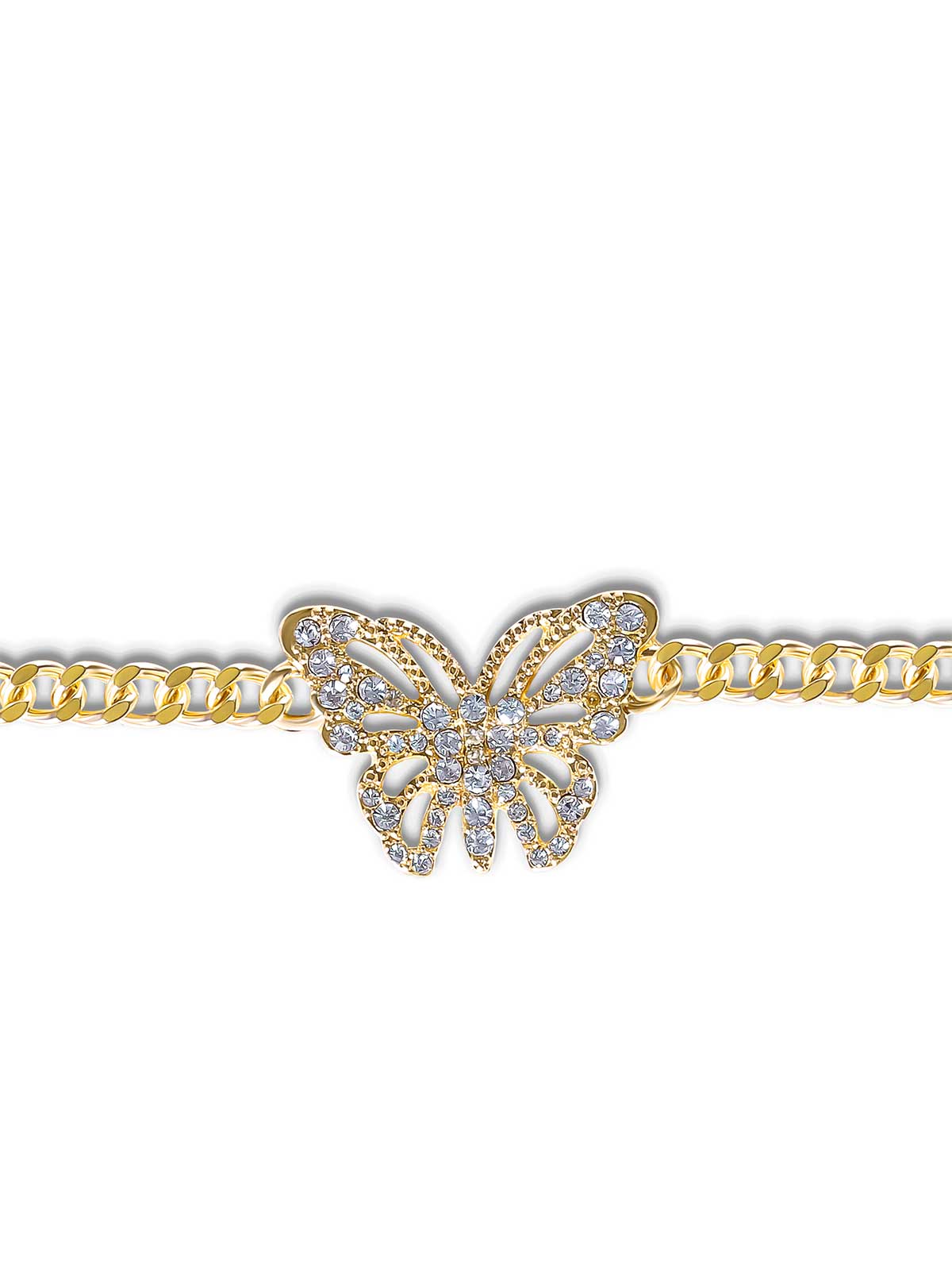 Jessica Simpson Butterfly Charm Bracelet