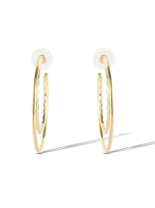 Jessica Simpson Double Hoop Earrings