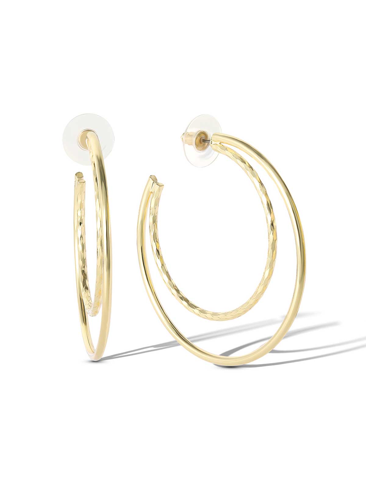 Jessica Simpson Double Hoop Earrings