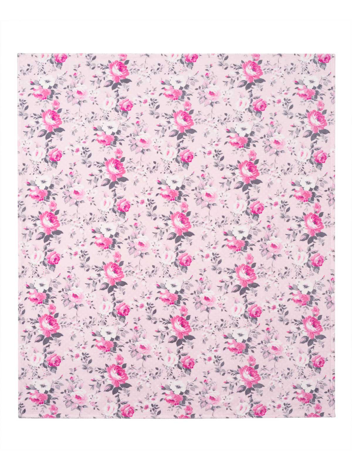 Jessica Simpson Esther Blush Roses Plush Throw Blanket